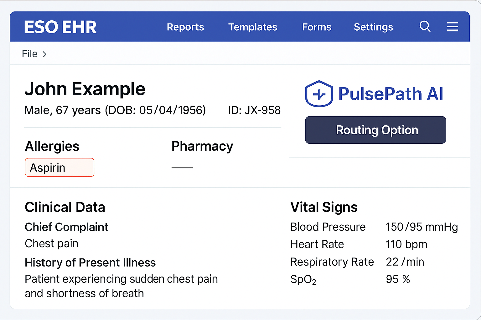 EHR Integration Diagram